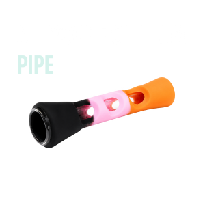 Pipe en silicone et verre