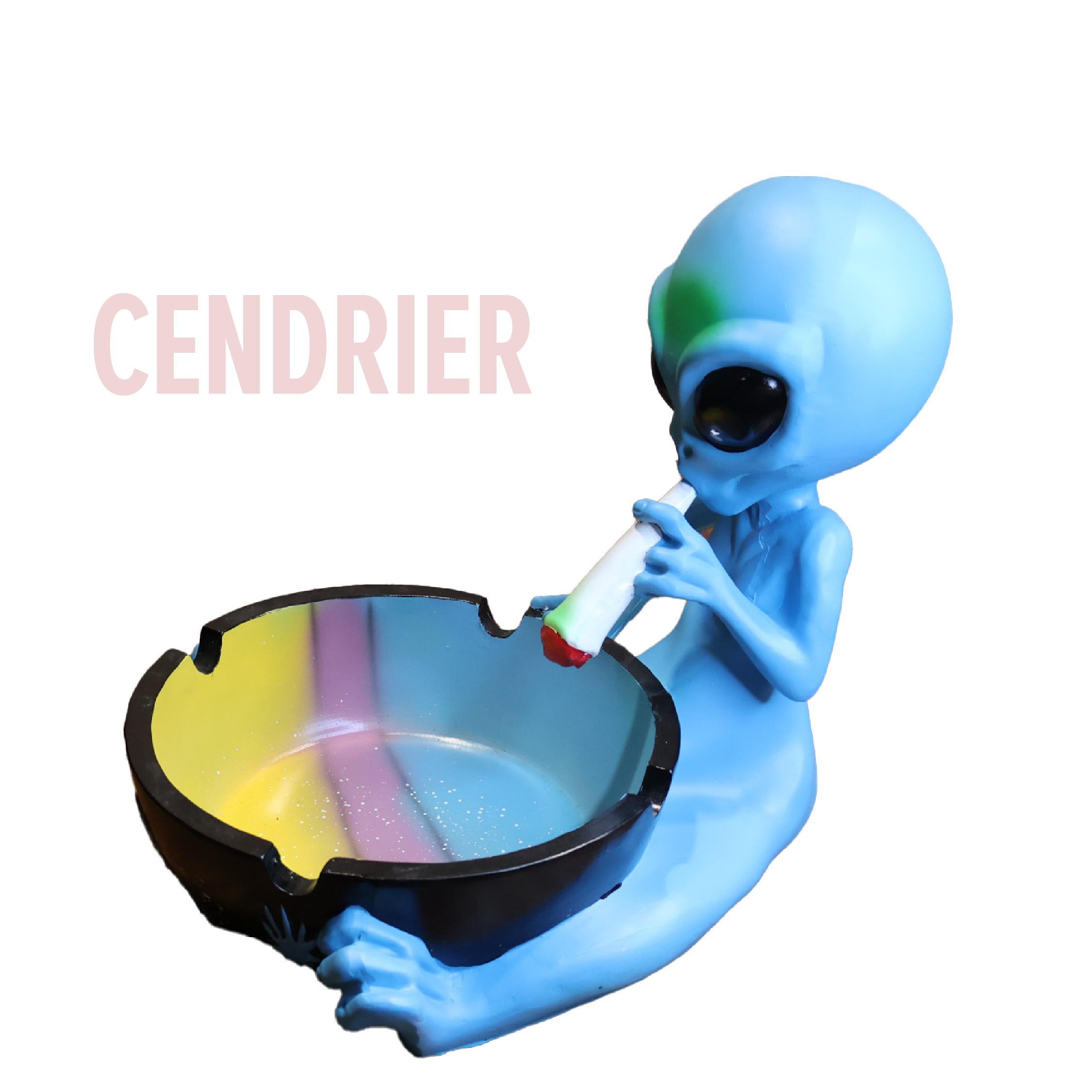 cendrier a leaf diamant rainbow (copie) cendrier alien géant