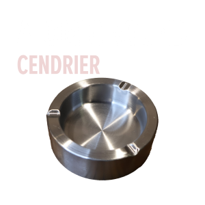 cendrier acier inoxydable