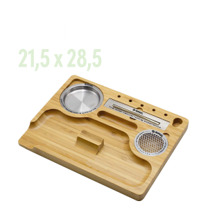 plateau en bambou g rollz & support de roulage