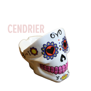 cendrier crâne mexicain