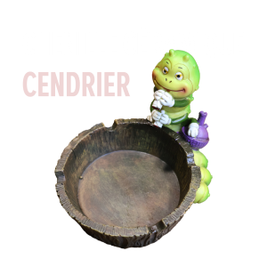 cendrier céramique chenille
