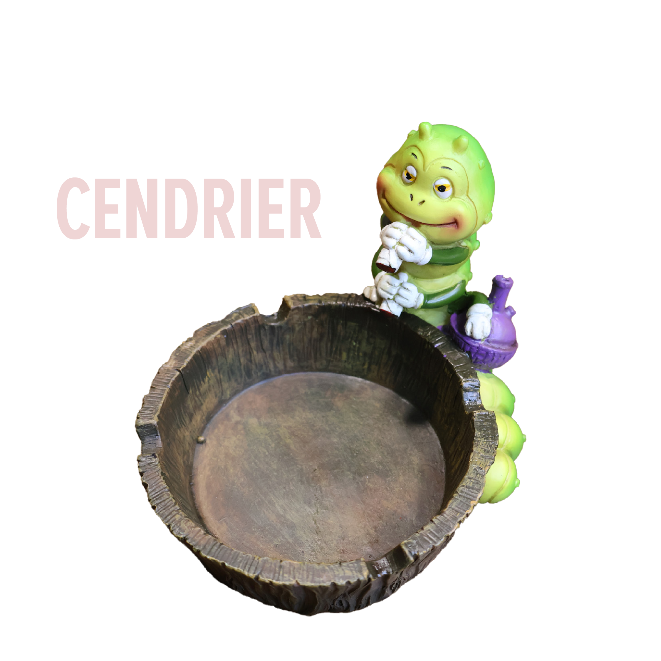 cendrier a leaf diamant rainbow (copie) cendrier céramique chenille