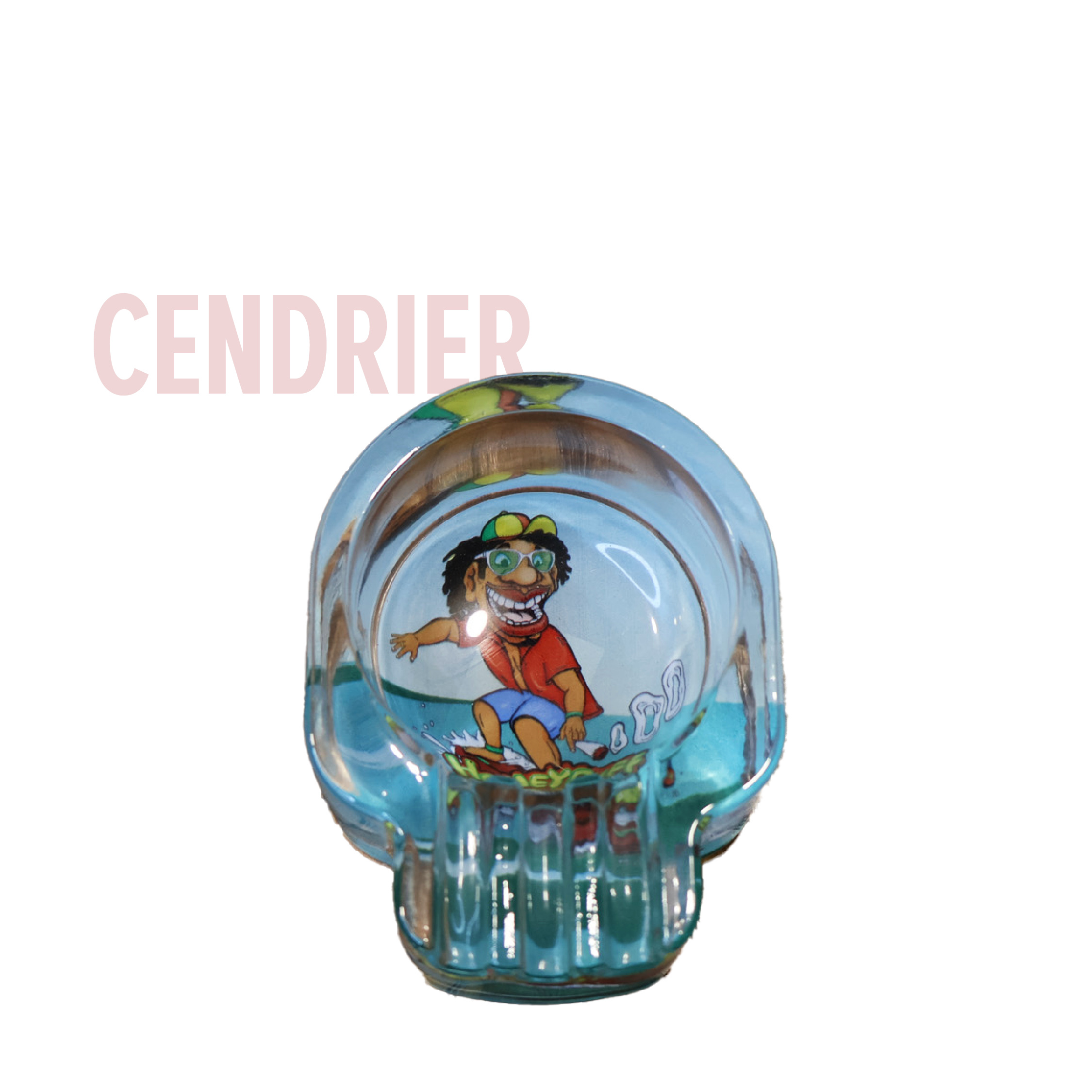 cendrier crâne en verre cendrier crâne en verre