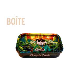 petite boîte en métal avec plateau