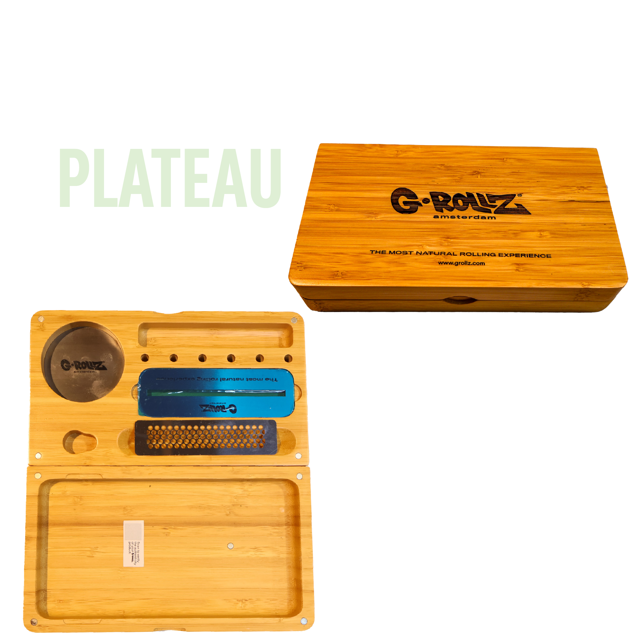 plateau en bambou g rollz plateau en bambou g rollz