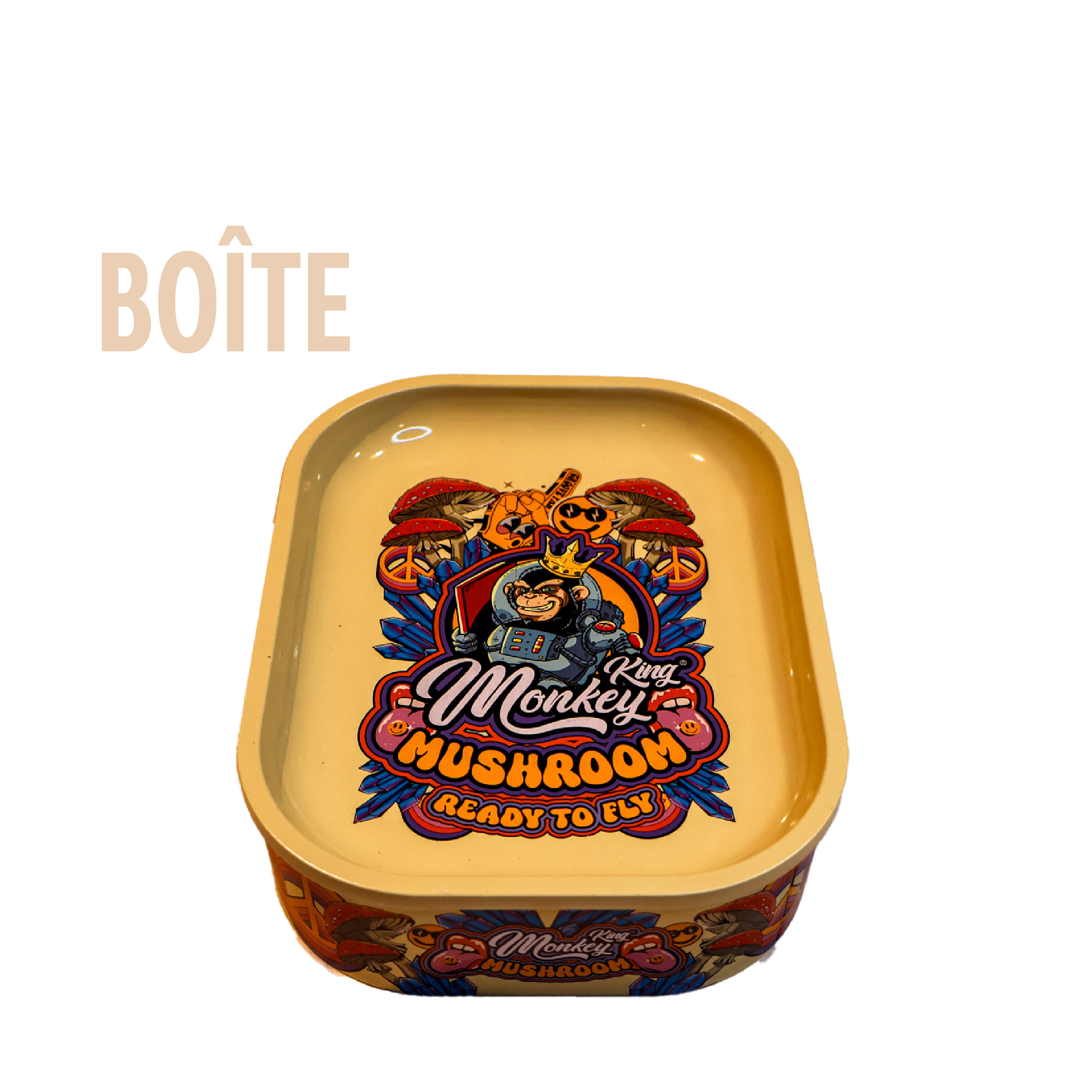 petite boîte en métal avec plateau monkey k petite boîte en métal avec plateau monkey king