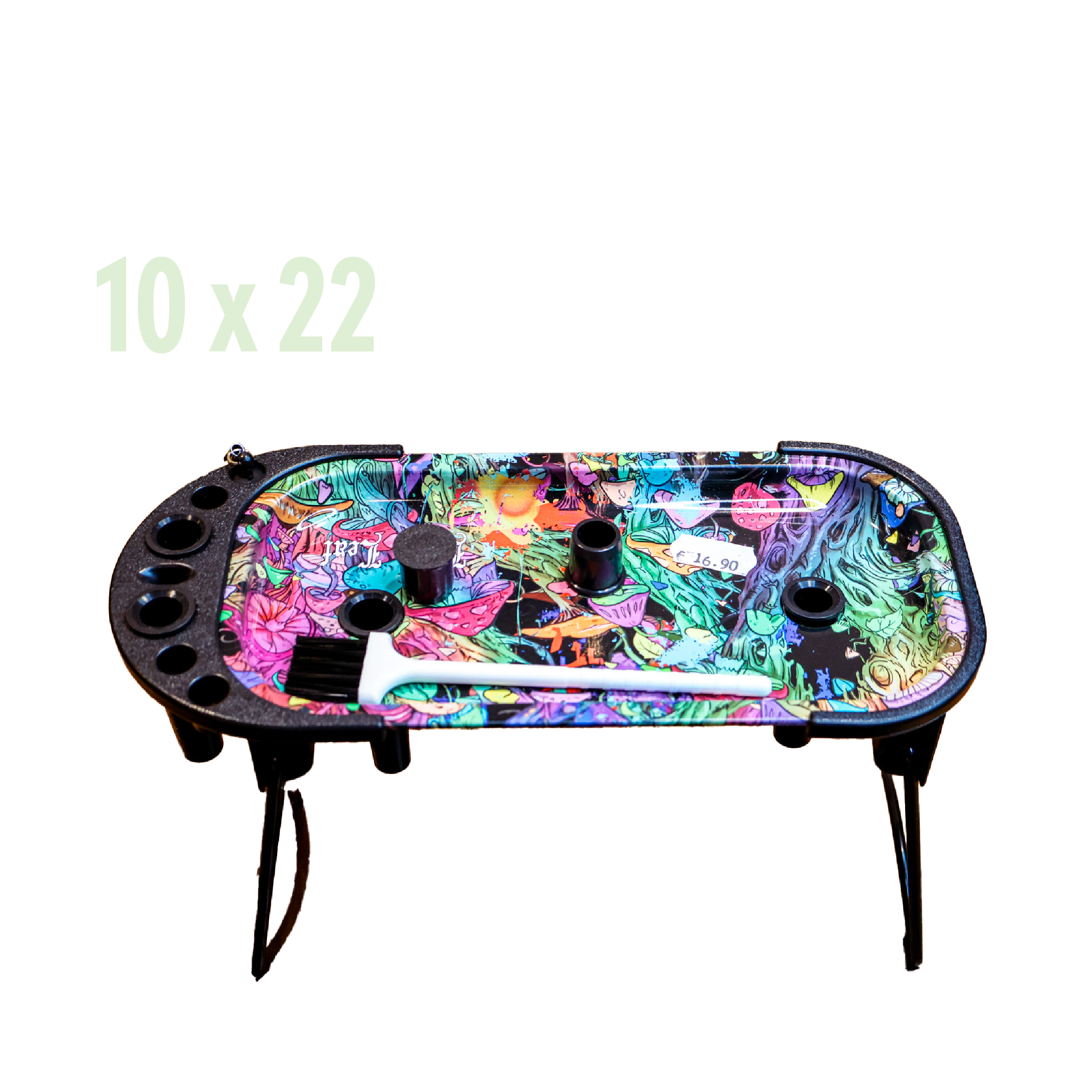 grand plateau black leaf champignons (copie) plateau console
