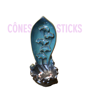 porte encens carpe koï cônes stick baton