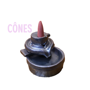 porte encens cascade cones