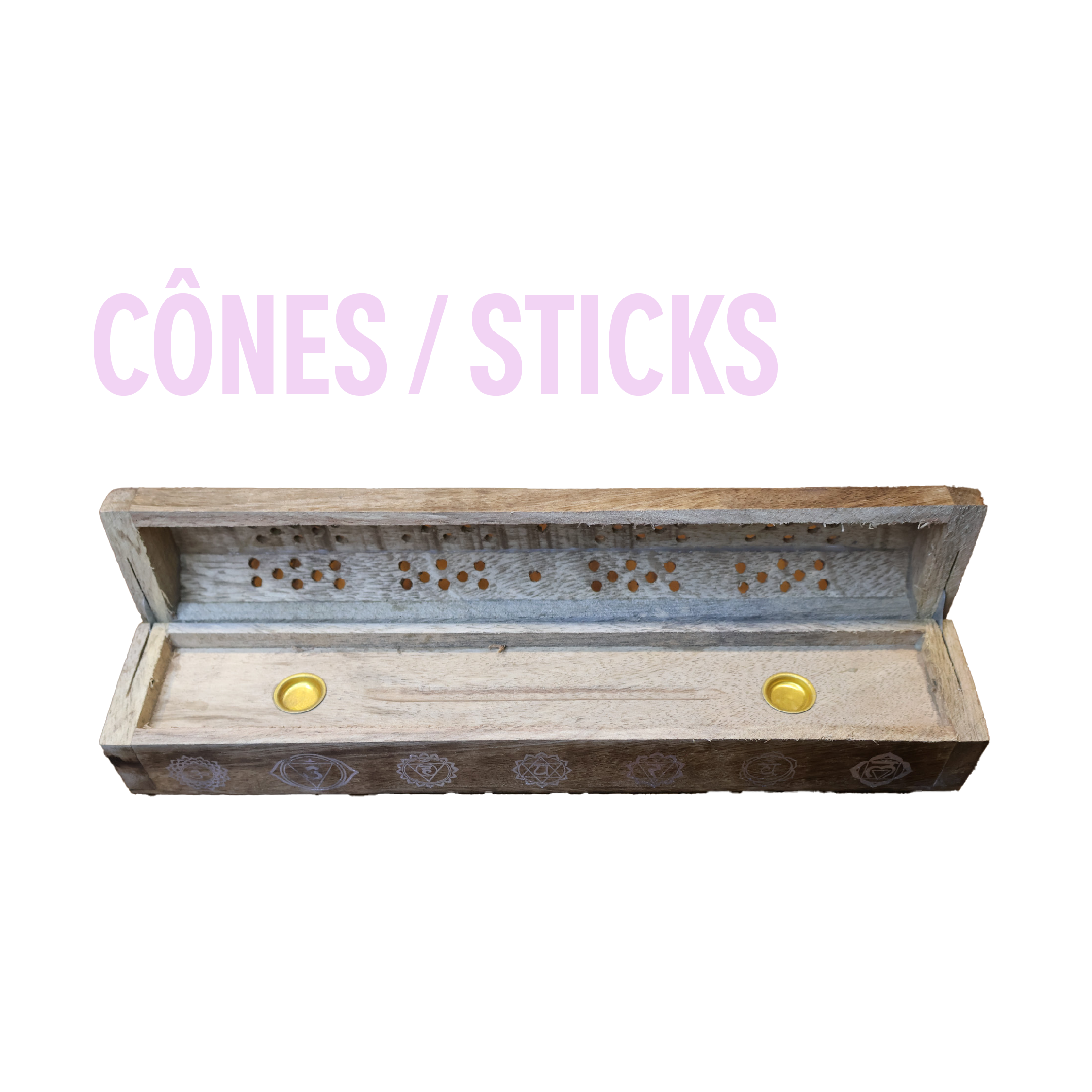 auto draft porte encens bois cones et sticks batons