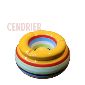 cendrier marocain rayé