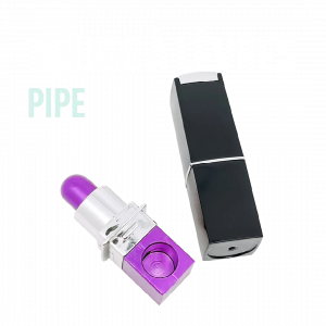 pipe rouge à lèvre métal