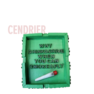 cendrier smoke fly résine amsterdam