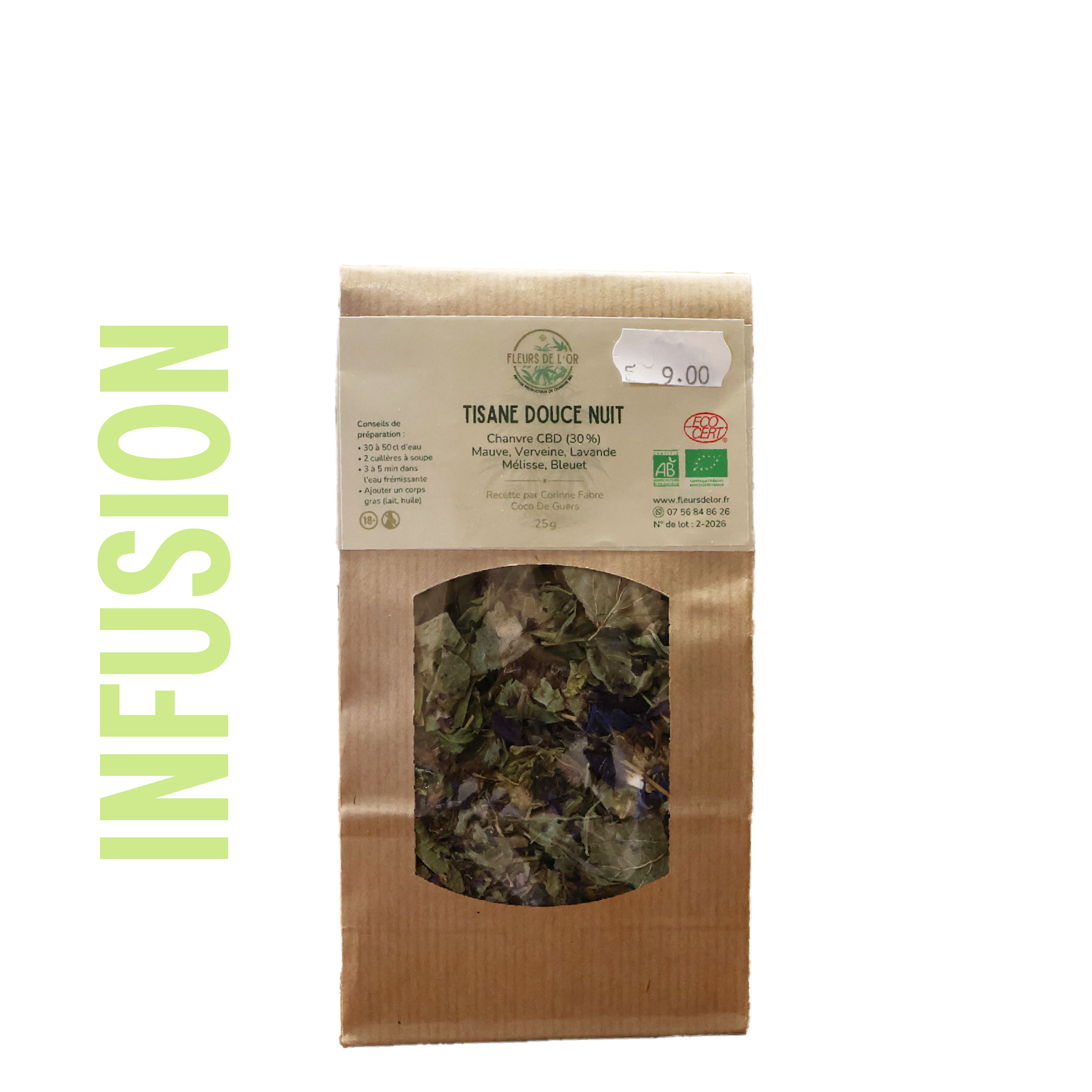 auto draft infusion CBD douce nuit