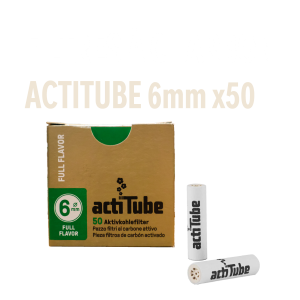 filtres actitube 6mm x50