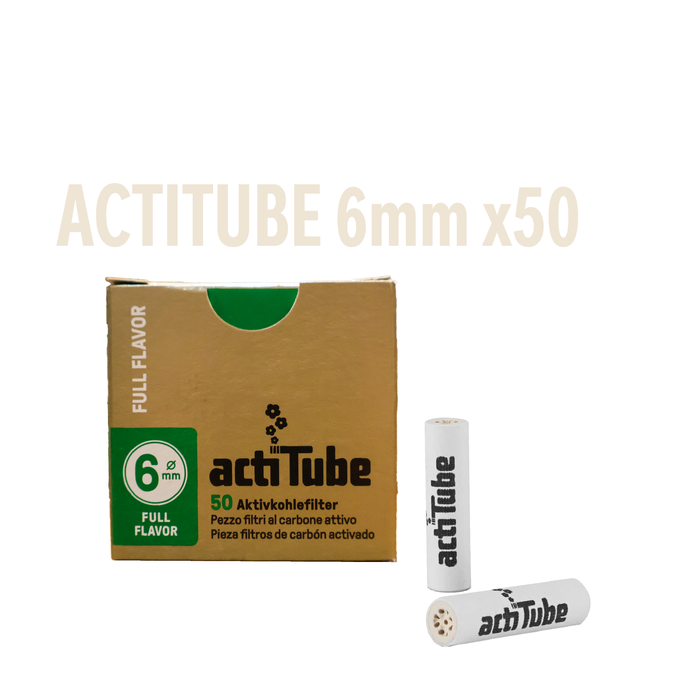 filtres actitube 6mm x50 filtres actitube 6mm x50